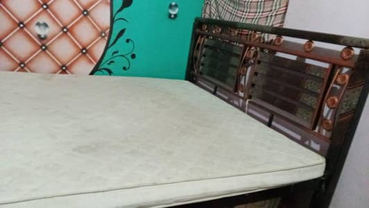 Iron King bed along with Medical/Ortho matress