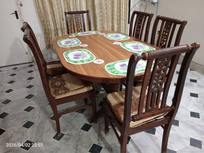 Dining table with chairs