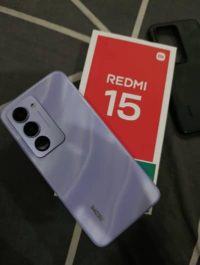 Redmi 15 (Lavender) | 8GB+8GB RAM | 128GB | 6 Months Warranty | Box