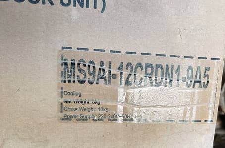 Midea 1 Ton Split AC Indoor Unit Only – Unused
