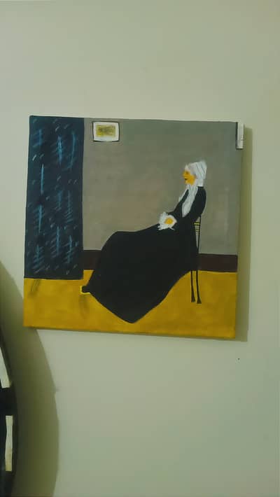 Whistler's Mom Historical Art Painting