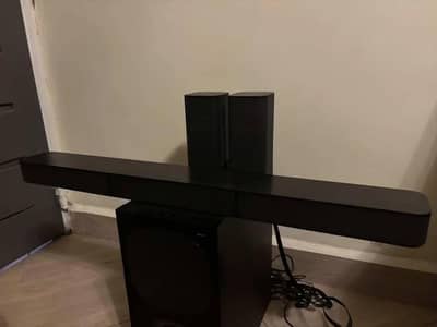 sony sound bar model  SA WS20R with ssrrund speakers