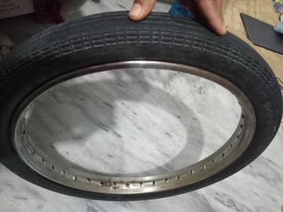 CD 70 tyre,tube and rim