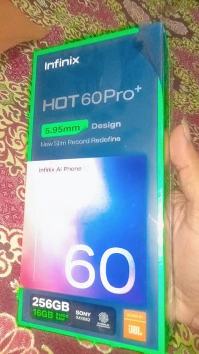infinix hot 60 pro plus (box pack) urgent sale
