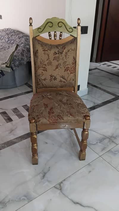 six pair of chairs