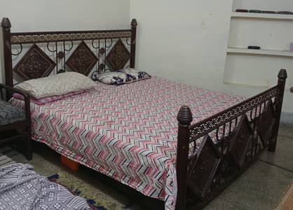 double bed with metters medicated new condetion