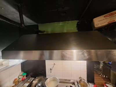 stainless steel hood with filters