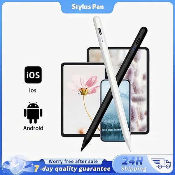 Universal Stylus Pen for All Touchscreen Devices | High Precision Metal Tip Digital Pen for iOS, iPad, Android & Windows Tablets, iPhone& all Touch Devices | Super Long Battery | Rechargeable | Palm Rejection, Stylus Pen for iPad | Stylus pen for Android