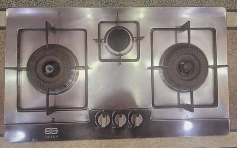GAS HOB Stainless Steel