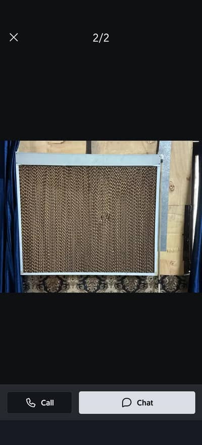 coling pad windo size 3*4 pad size 6 inch with stang fan