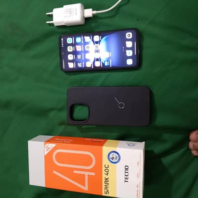 Tecno spark 40 c  lush new I'm warranty for 10 months 15 days