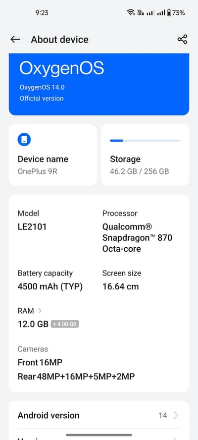 One plus 9R