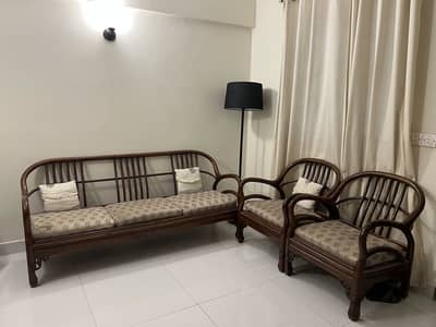 5 seater sheesham wood sofa set