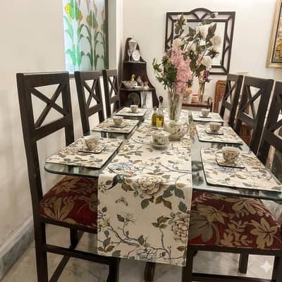 Dining table with chairs