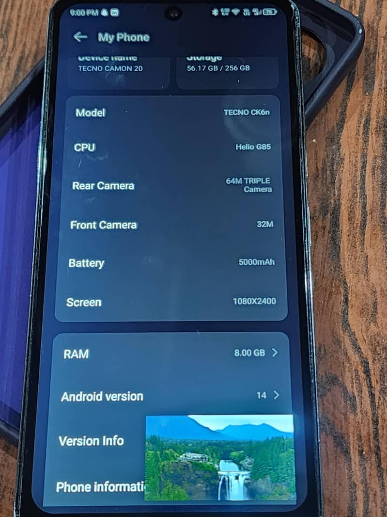 Camon 20 8/256 13