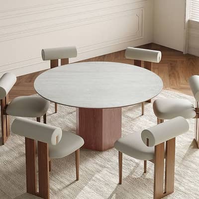 |Dining Chairs|Luxury Chairs | Modern 6 Seater Dining Table Set|Fsd