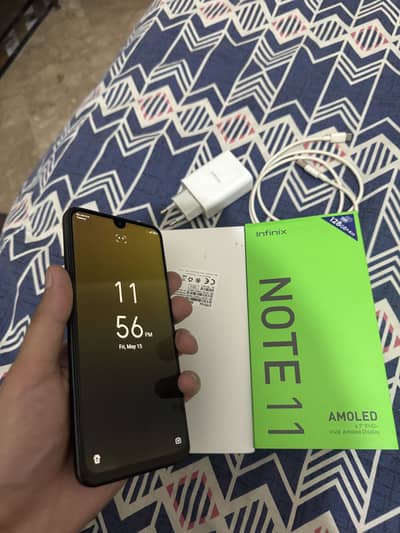 Infinix note 11 PTA Approved Complete Box