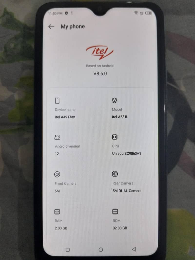 itel A49Play 5