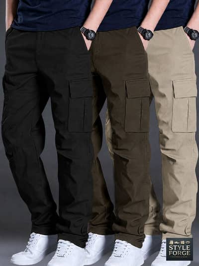 Cotton Cargo Trousers