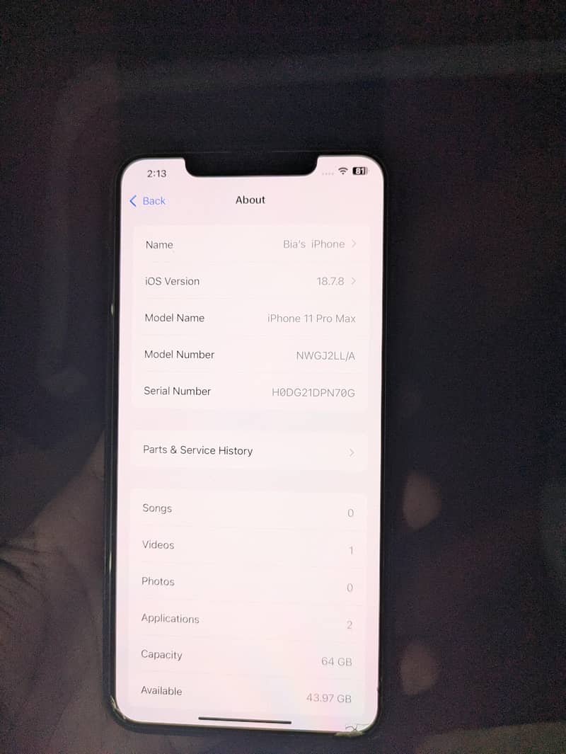 iphone 11 pro max 0