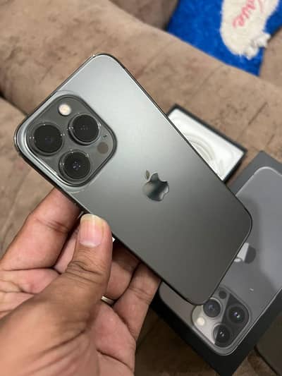 Iphone 13 pro 128 gb with box dual physical sim pta approved
