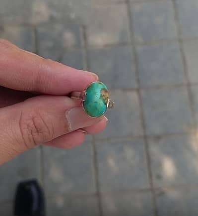 Natural Hussani Feroza / Old Mine Turquoise