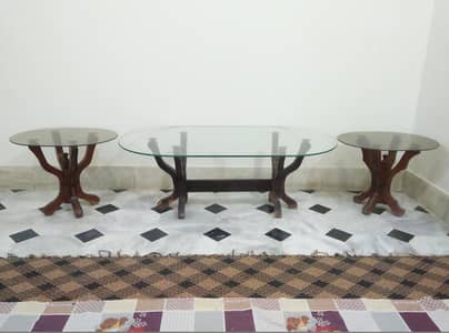 Glass tables