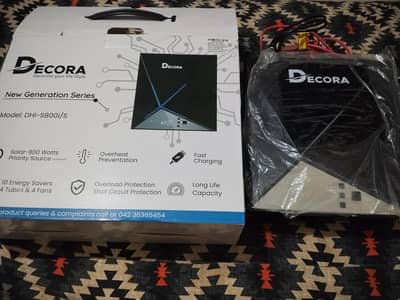 decora 800 watt brand new ups just 5 days used full warranty