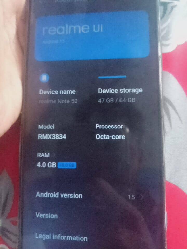 Realme note 50 1