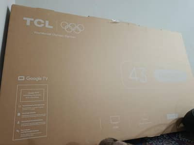 TCL QLED 43 Inches LCD (Box pack with full warranty)
