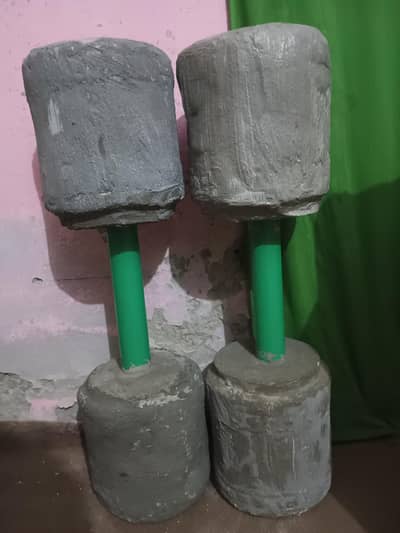 Cement Dumbles in Perfect Condition