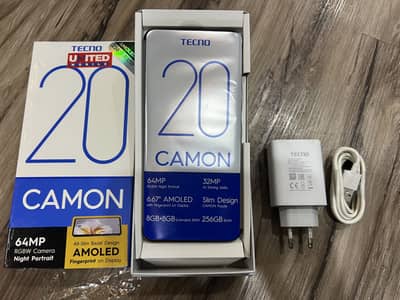 Tecno Camon 20 8/256gb with Box