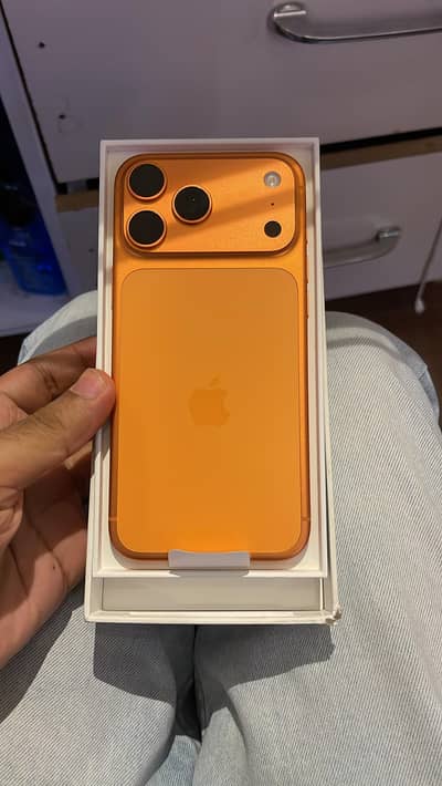 Iphone 17ProMax 256 physical plus Esim Pta approved