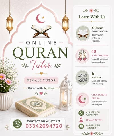 Online Quran Tutor Female