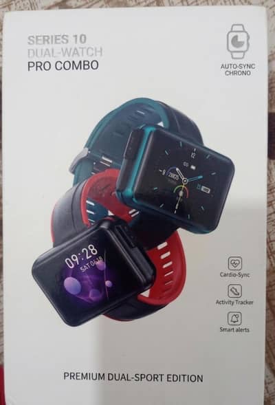 Premium Dual-Sport Smartwatch &wireless earbuds 2-in-1 combo Brand new