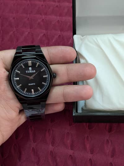 Timas watch all black