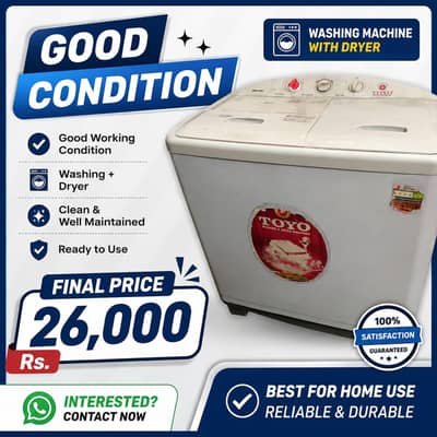 Toyo washing Machine