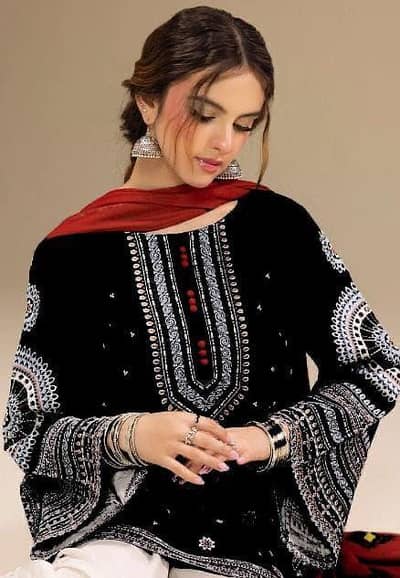 BRAND; Jazmin Lawn 3 Piece Embroided  Suit Eid Collection Ful pk deliv