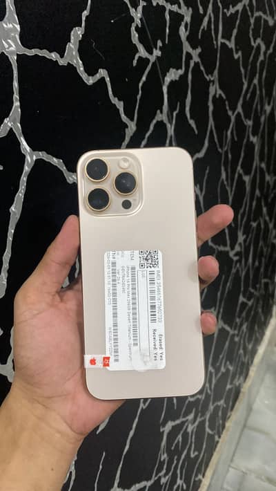 IPHONE 16 PRO MAX 256GB NON PTA SIM LOCKED