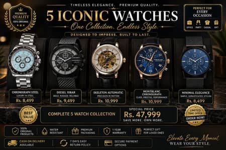 Premium Men’s Watches Collection | Stylish & Luxury Watches