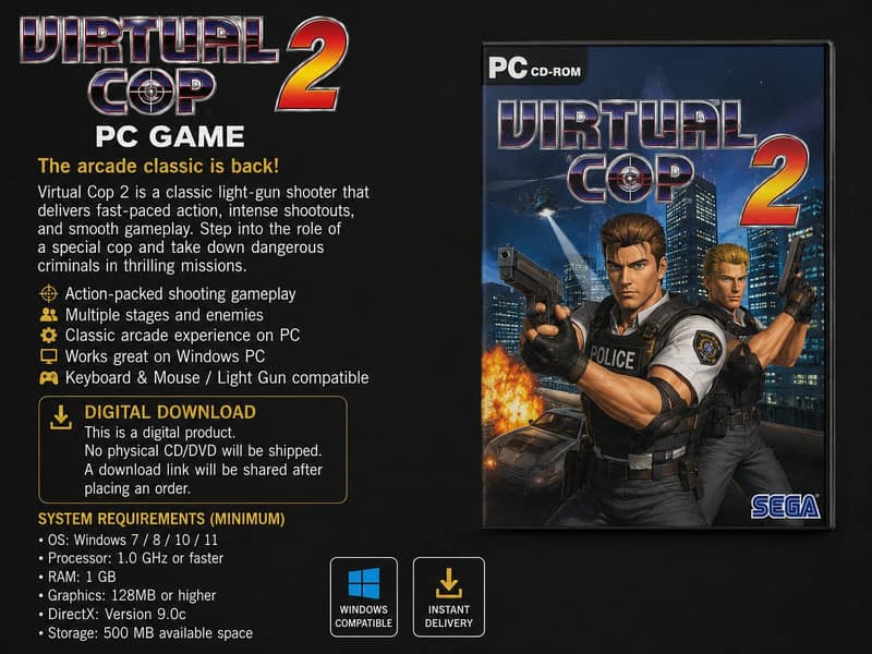 Virtual Cop 2 PC Game 1