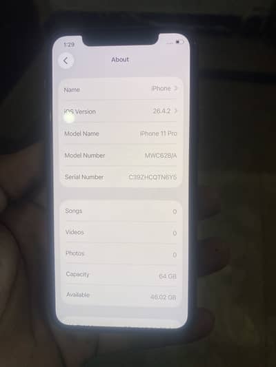 iPhone 11 pro PTA proved with orignal box