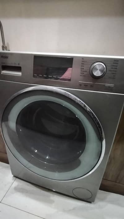 Haier HW120 Front Load Automatic Washer Dryer – 12KG | 9/10 Condition