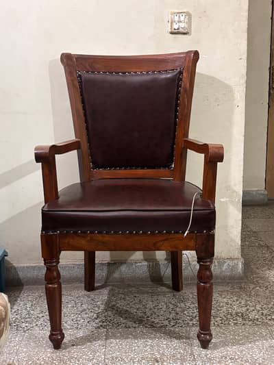 1 office wooden chair just like brand new