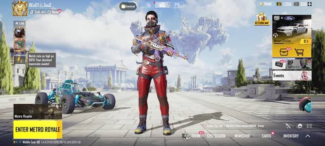 Premium Gaming ID | Legendary Fits + Badges | 300  UC