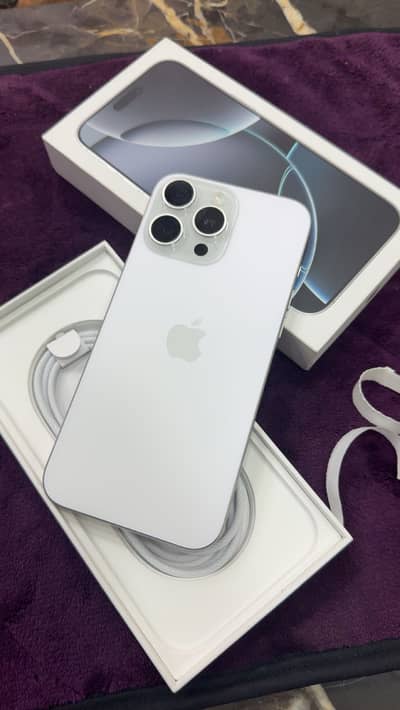 Iphone 16 pro max jv 256gb white titanium
