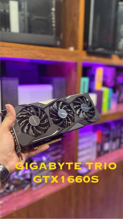 nvidia gtx 1660s trifan asus and gigabyte