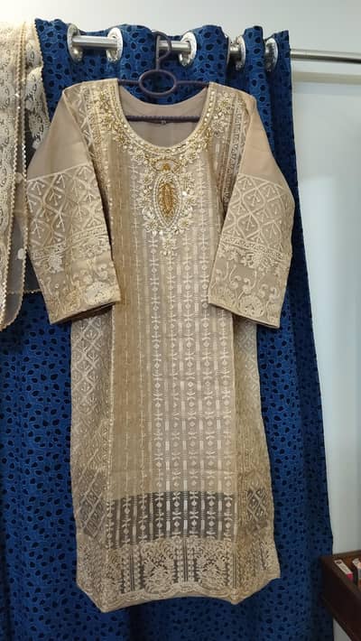3-Piece Stitched Embroidered Suit