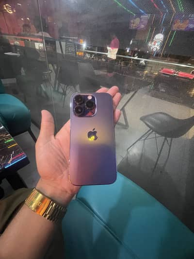 14 Pro Official Pta Approved 256 Gb With Box deep purple