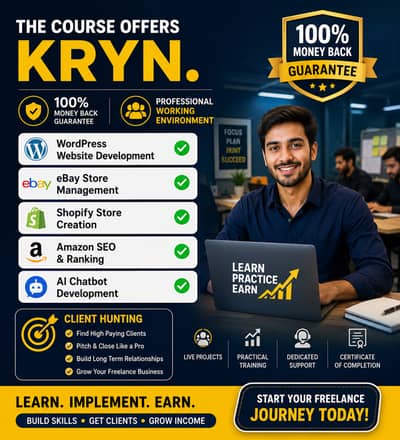  Start Your Freelancing Career with Professional Training!